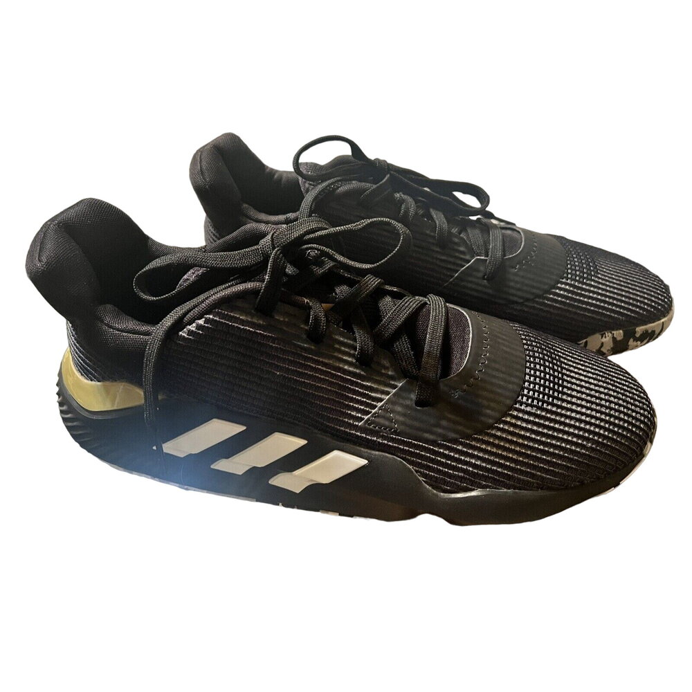 ADIDAS Pro Bounce Low Black Gold Size 13 Mens Shoes Basketball New Without Box